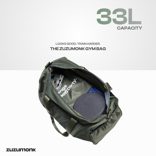 The Zuzumonk Gym Bag v2.0 Olive Green