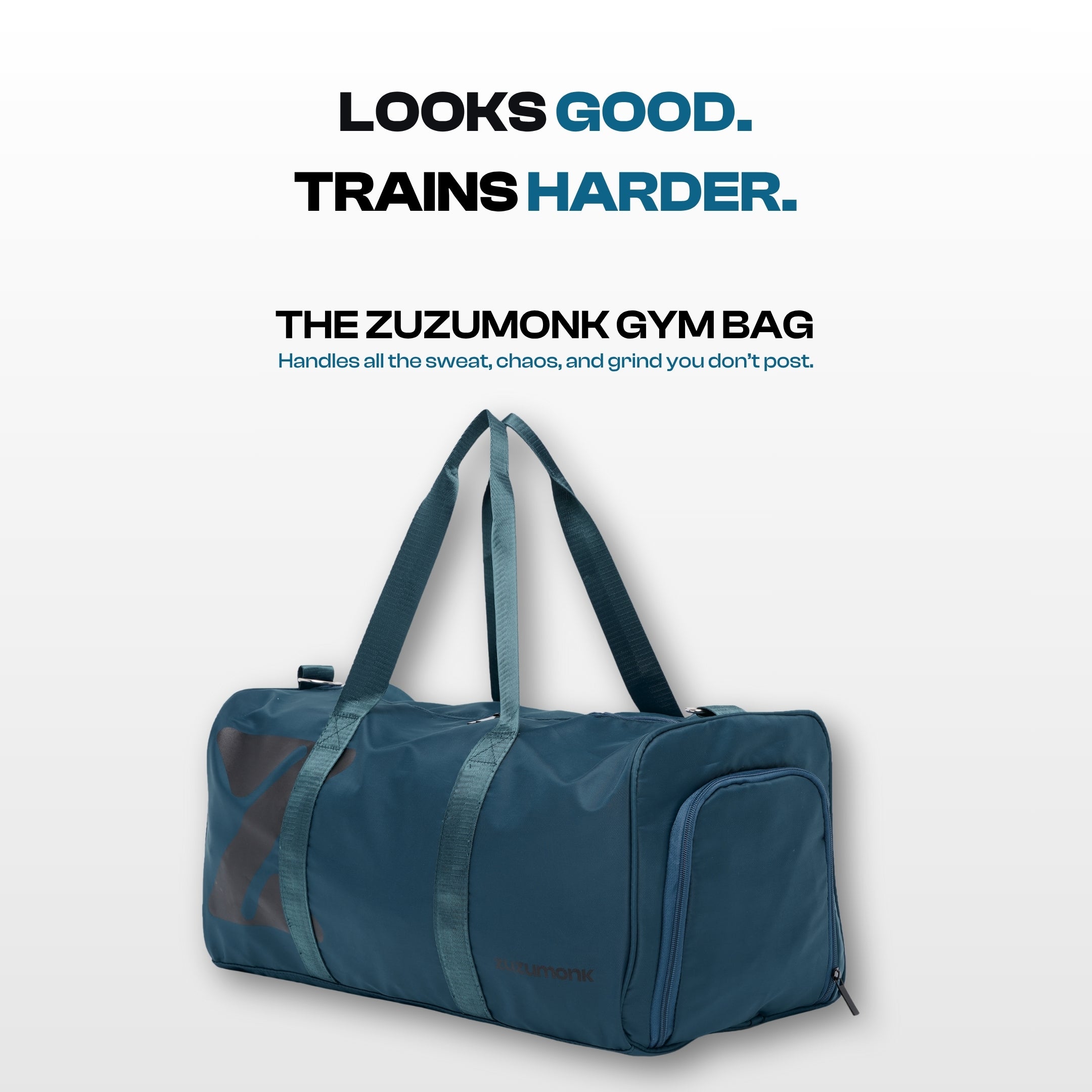 The Zuzumonk Gym Bag v2.0 Jet Black